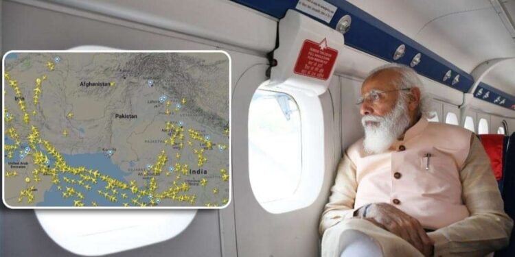ता’लिबानको डरले अफगानिस्तानको आकाश नछोई अमेरिका गयो मोदी सवार विमान