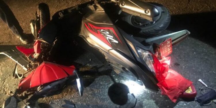 स्कुटर  दुर्घटनामा एक जनाको दुःखद मृत्यु