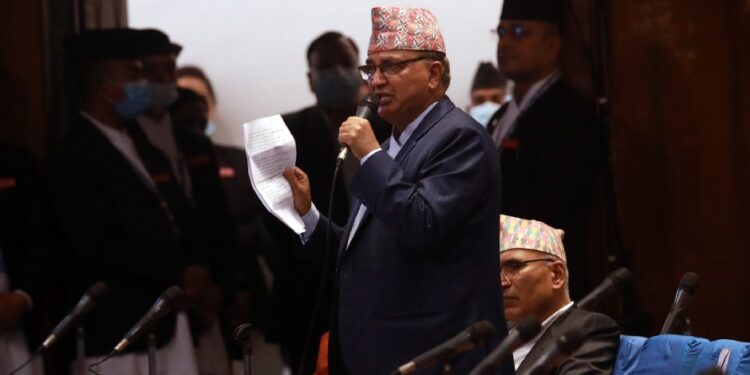एसपीपीमा प्रस्ताव पठाउने काँग्रेसको सरकार हो, ओलीले रोकेका हुन् : पोखरेल
