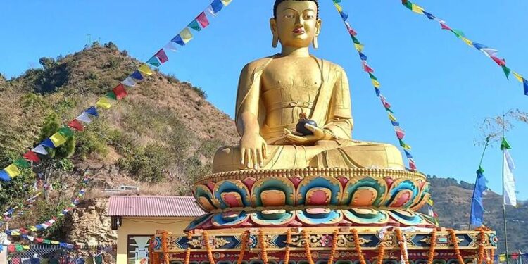 चौँरीदेउरालीमा बुद्धको मूर्ति स्थापना
