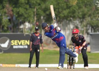 नेपालले कुवेतलाई दियो ३४४ रनको विशाल लक्ष्य