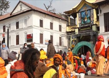 शिवरात्री नजिकिदै गर्दा पशुपतिमा साधु सन्तहरूको चहलपहल बढ्न थाल्यो