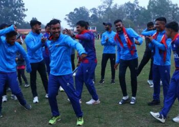 यूएईलाई हराउँदै नेपाल विश्वकप छनोटमा
