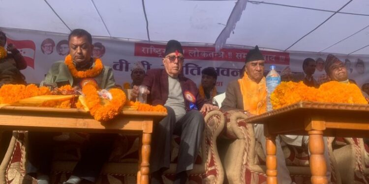 देउवा उपस्थित कार्यक्रममा सांसदलाई कालो झण्डा देखाएपछि