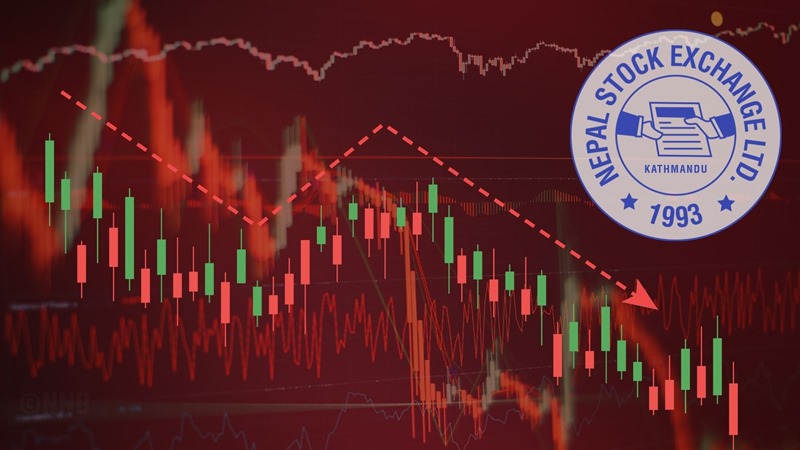 साताको अन्तिम कारोबार दिन नेप्से १.६६ अंक घट्यो, कारोबार रकममा पनि गिरावट